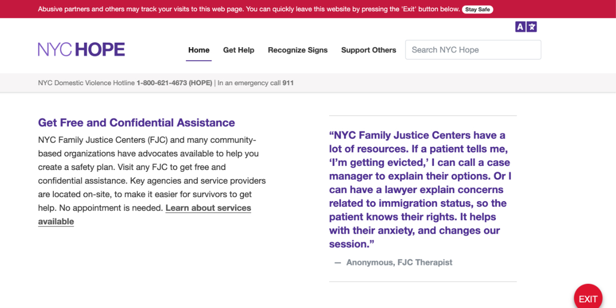 A webpage displays two quotes